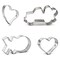 Hearts Truck XO Cookie Cutters 4 Pc Set HS0471- CookieCutter.Com - USA Tin Plated Steel